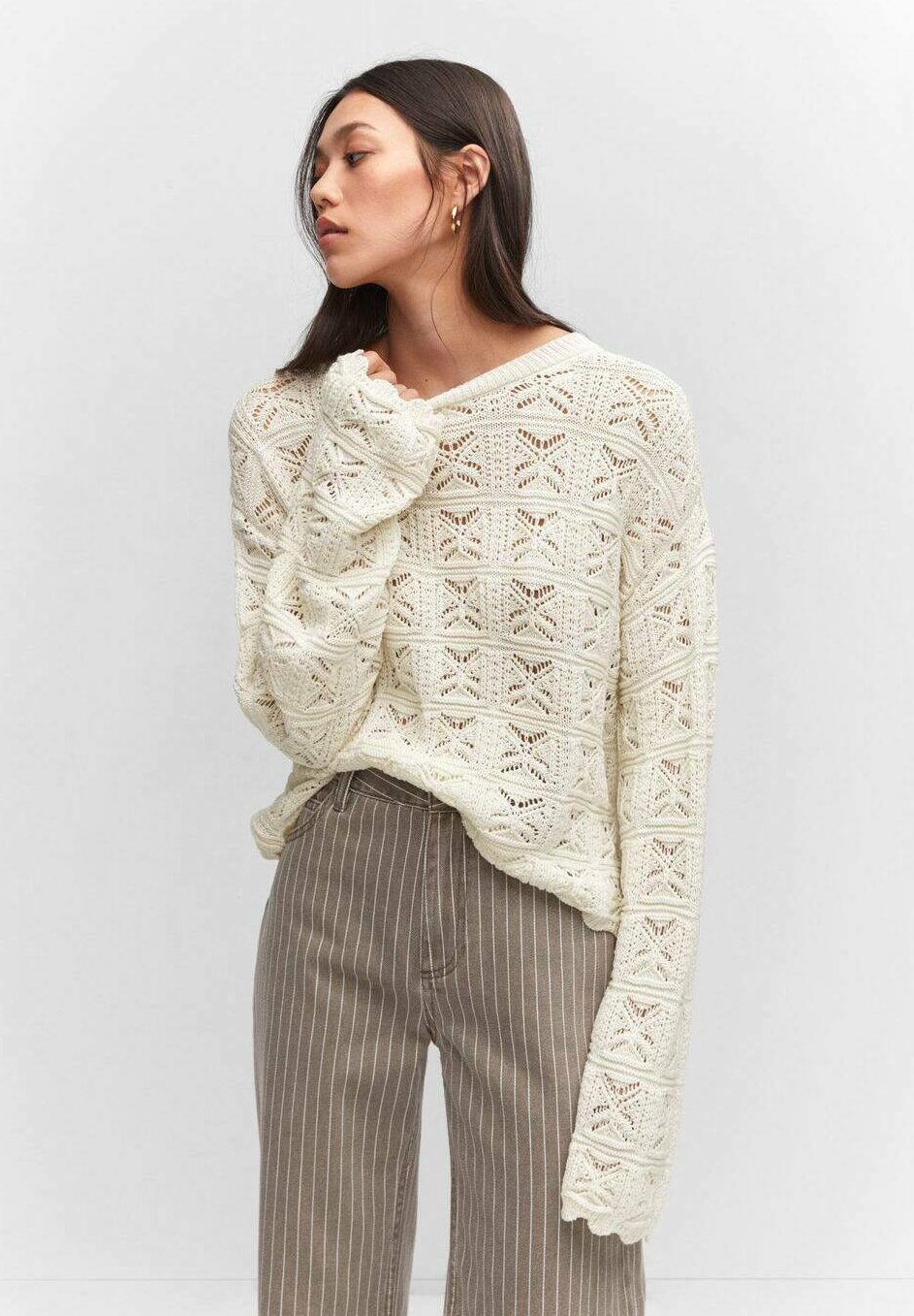 Mango strick pullover Clearance